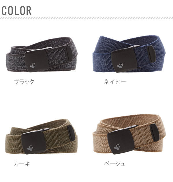 ノーブランド No Brand GEVAERTプラバックルサンドストーンベルト （ブラック） ブラック