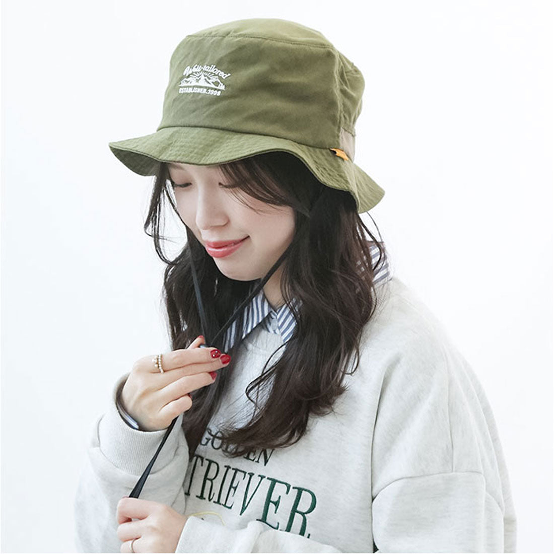 バックヤードファミリー BACKYARD FAMILY PACKABLE BUCKET HAT （Black） Black