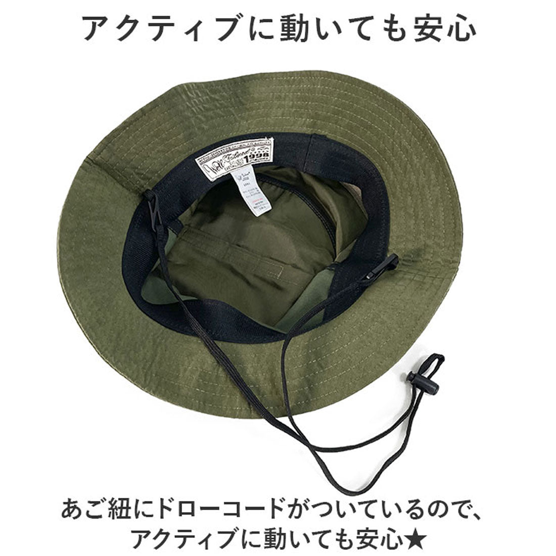 バックヤードファミリー BACKYARD FAMILY PACKABLE BUCKET HAT （Black） Black