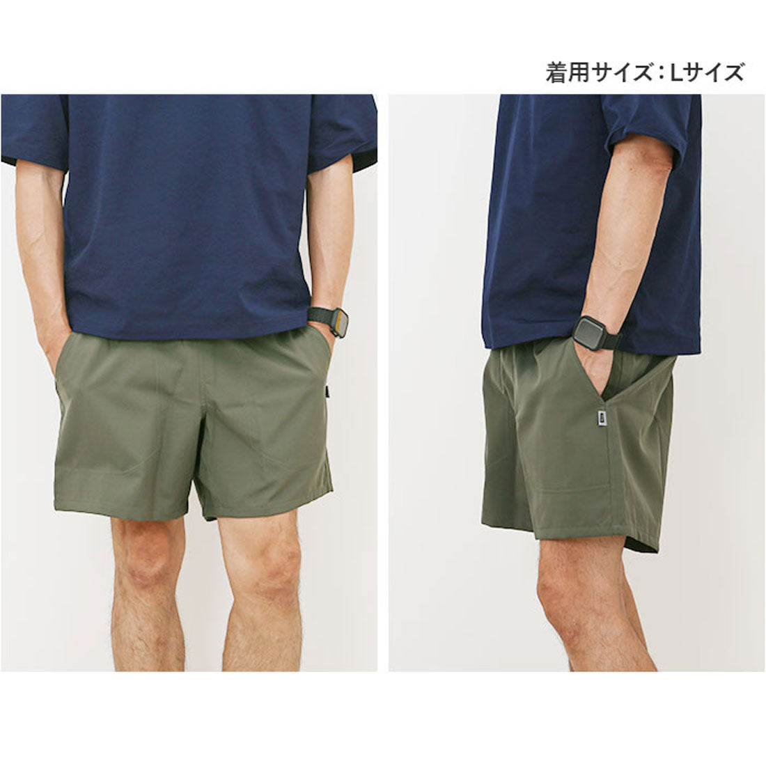 バックヤードファミリー BACKYARD FAMILY KiU キウ QUICKDRY SHORTS クイックドライショーツ （906.カーキ） 906.カーキ