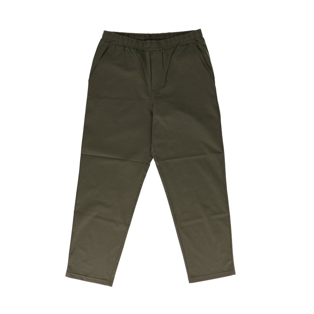 バックヤードファミリー BACKYARD FAMILY PEC ストレッチ天竺 前開きイージーパンツ （KHAKI） KHAKI
