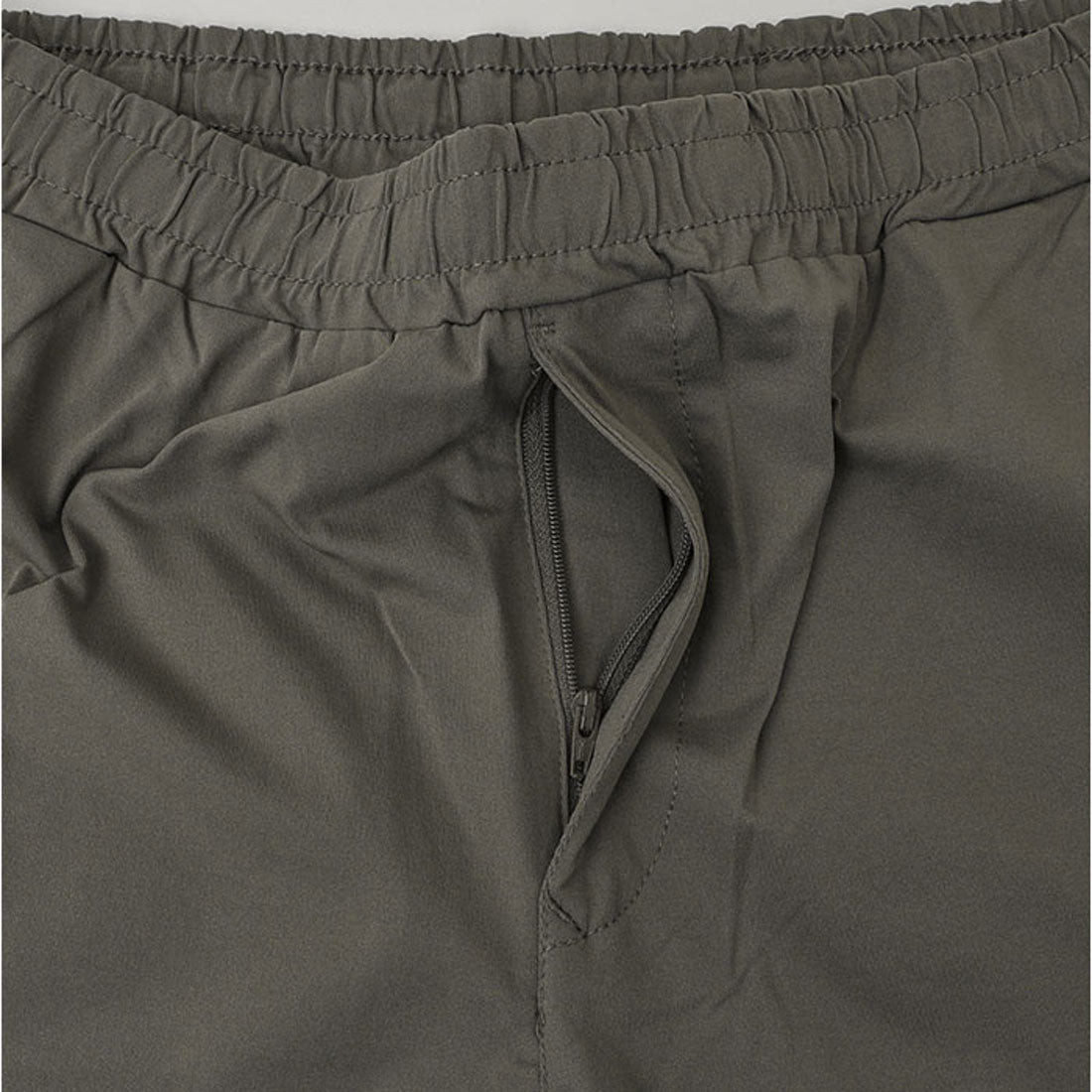 バックヤードファミリー BACKYARD FAMILY PEC ストレッチ天竺 前開きイージーパンツ （KHAKI） KHAKI