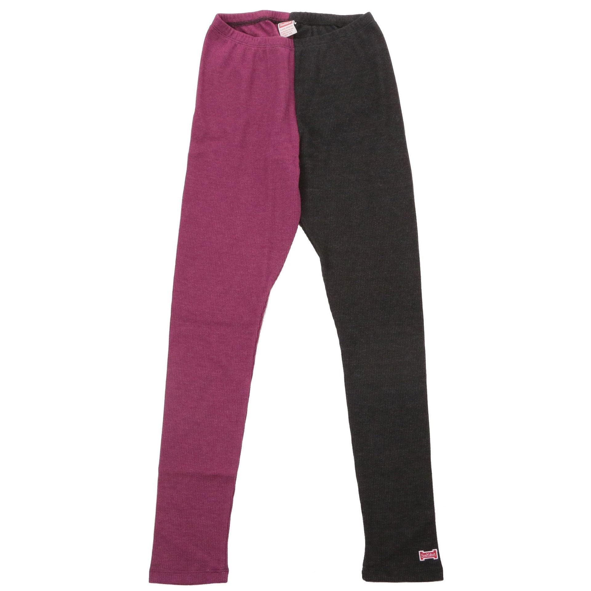 ノーブランド No Brand ヘルスニット Healthknit レギンス （パープル×チャコール） パープル×チャコール