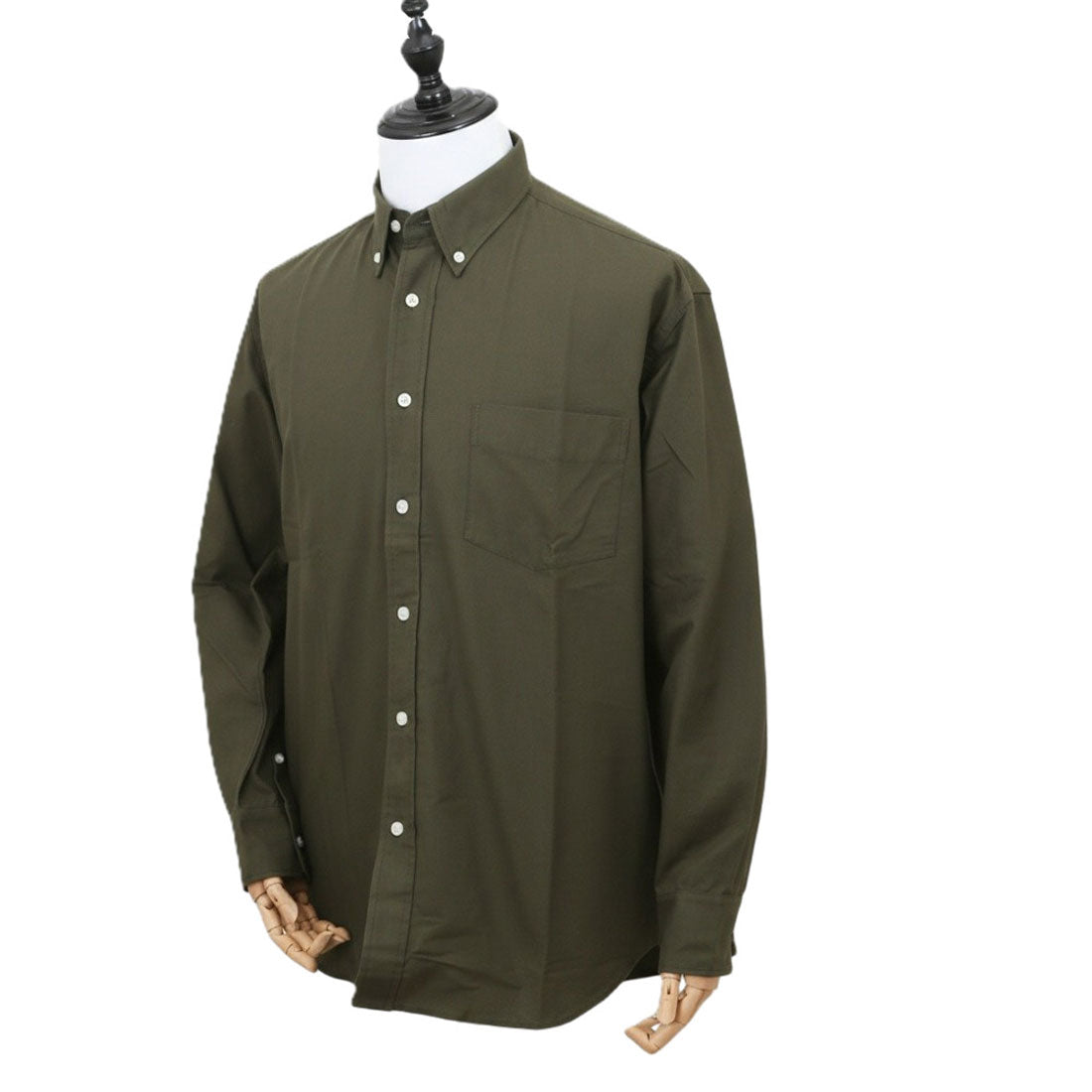 バックヤードファミリー BACKYARD FAMILY HOUSTON OXFORD BD SHIRTS RELAX FIT （OLIVE） OLIVE