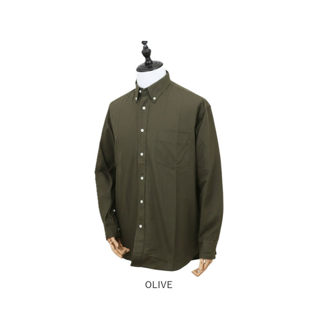 バックヤードファミリー BACKYARD FAMILY HOUSTON OXFORD BD SHIRTS RELAX FIT （OLIVE） OLIVE