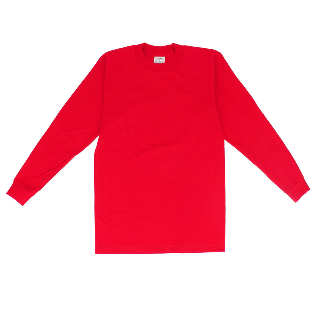 バックヤードファミリー BACKYARD FAMILY PRO CLUB プロクラブ 119 長袖 コンフォート Tシャツ,レッド