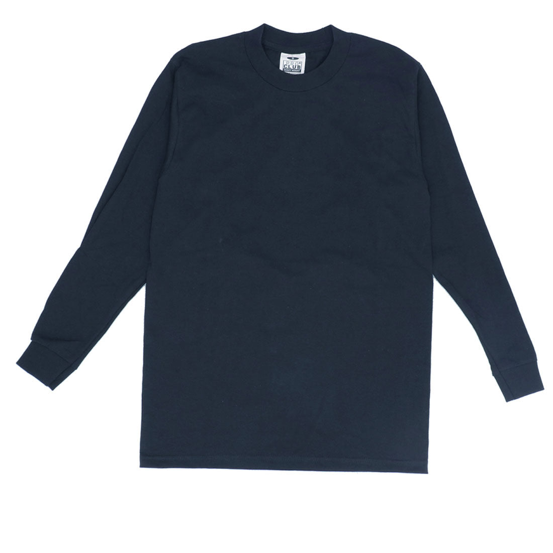 バックヤードファミリー BACKYARD FAMILY PRO CLUB 114 長袖 クルーネック HEAVY WEIGHT Tシャツ,ネイビー