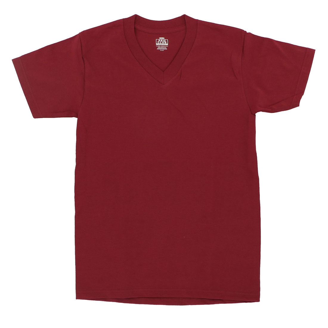 バックヤードファミリー BACKYARD FAMILY PRO CLUB プロクラブ 106 Vネック コンフォート Tシャツ,バーガンディ