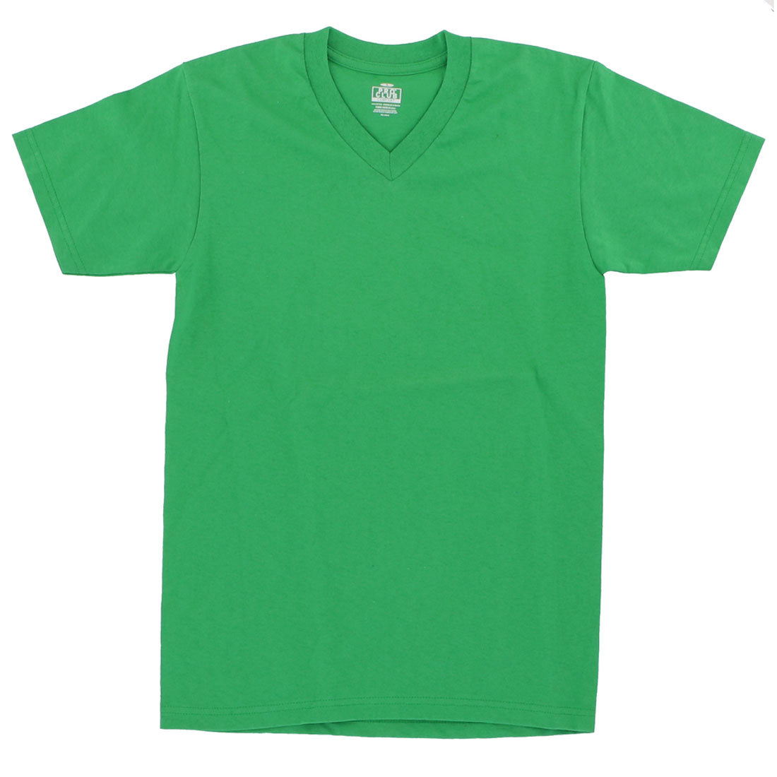 バックヤードファミリー BACKYARD FAMILY PRO CLUB プロクラブ 106 Vネック コンフォート Tシャツ,ケリーグリーン