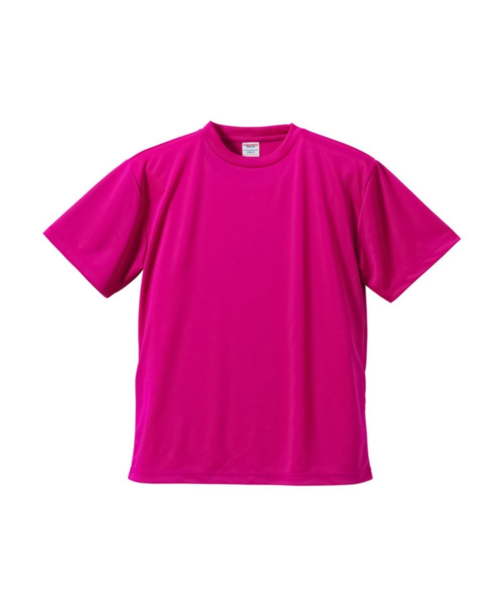 バックヤードファミリー BACKYARD FAMILY United Athle ユナイテッドアスレ 4.1オンス ドライアスレチック Tシャツ （511.トロピカルピンク） 511.トロピカルピンク