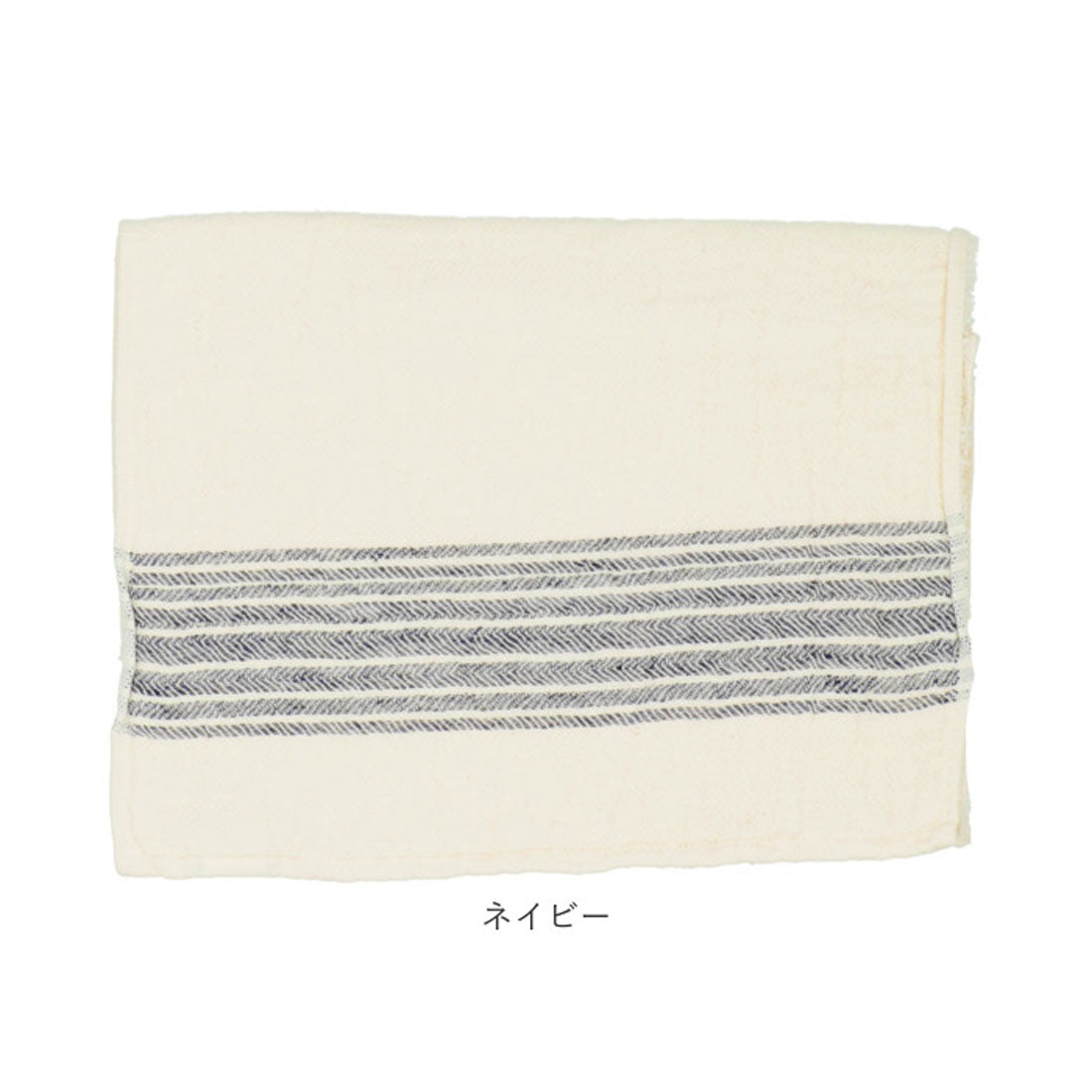 BACKYARD FAMILY Flax Line Face Towel