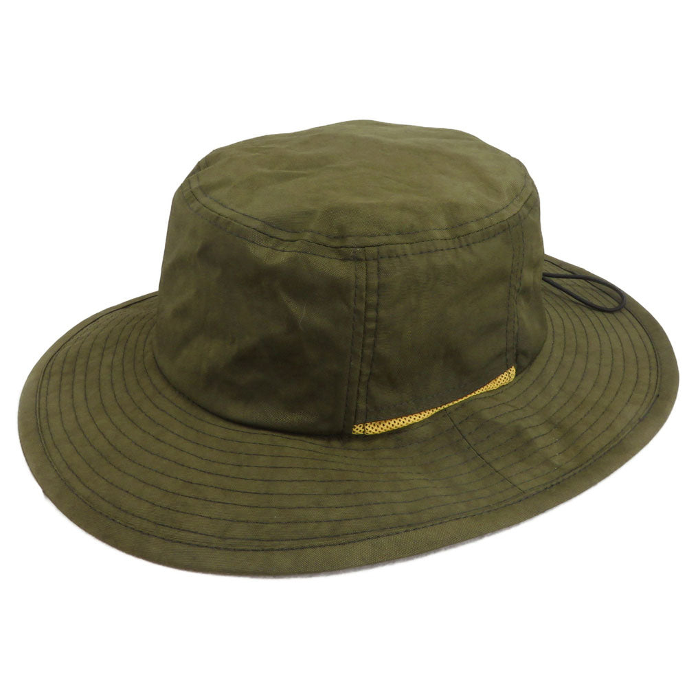 ノーブランド No Brand 撥水ムラ染め ポリアドベンチャーハット TYO-062,KHAKI