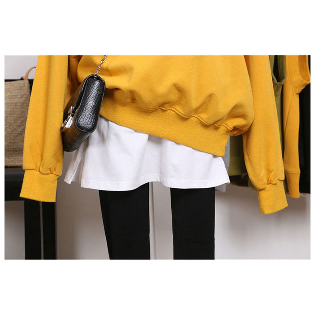 ノーブランド No Brand スリット付け裾
