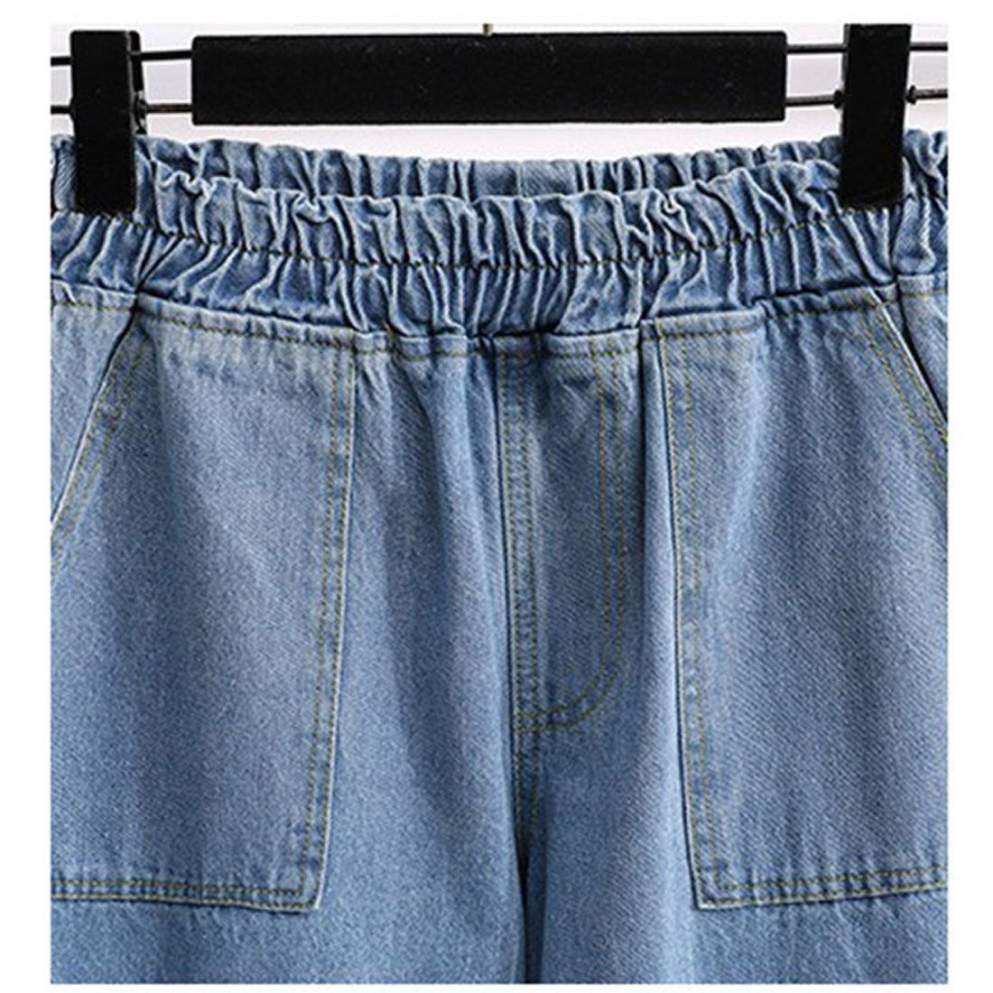 バックヤードファミリー BACKYARD FAMILY デニムパンツ ボトムス ウエストゴム （ネイビー） ネイビー