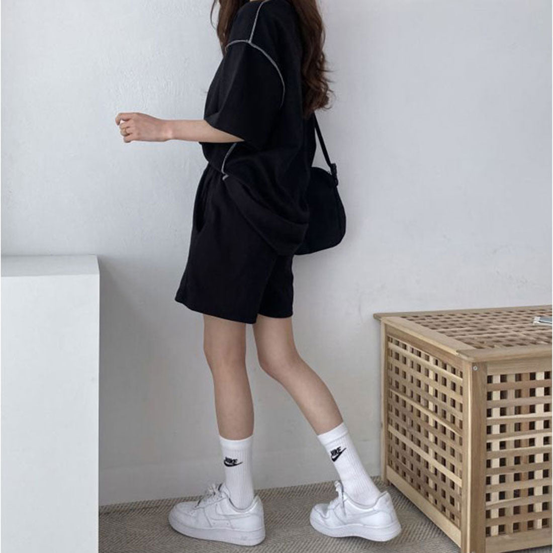 バックヤードファミリー BACKYARD FAMILY ショートパンツ Tシャツ セットアップ （ライトグレー） ライトグレー