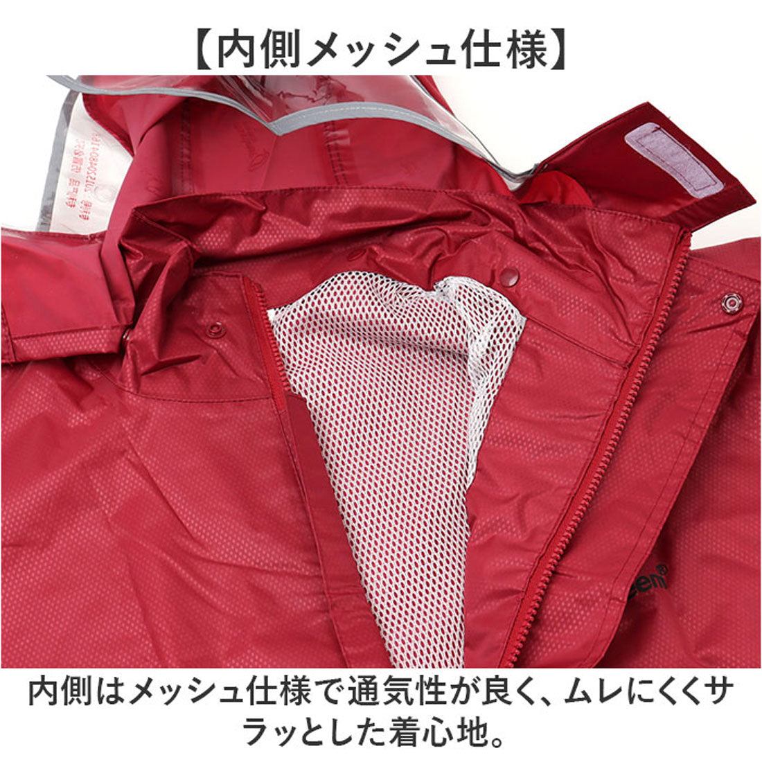 バックヤードファミリー BACKYARD FAMILY レインウェア レインスーツ （ブルー×メンズ） ブルー×メンズ