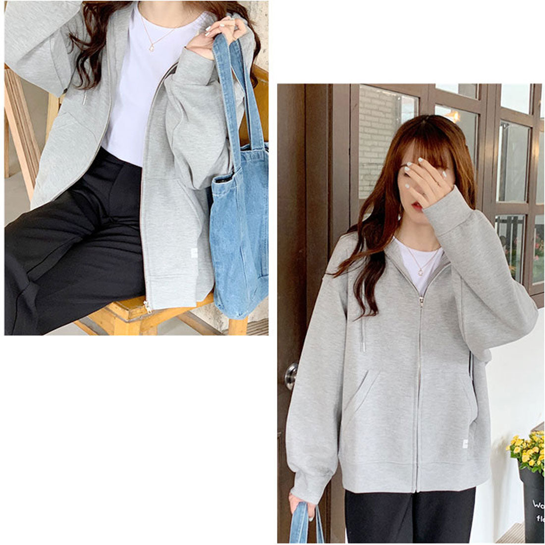 バックヤードファミリー BACKYARD FAMILY ジップアップパーカー フード付き （グリーン） グリーン