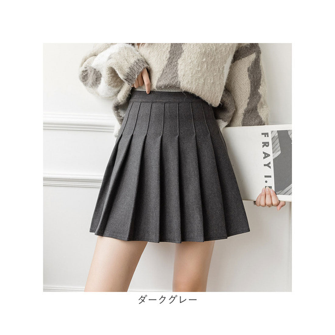 バックヤードファミリー BACKYARD FAMILY プリーツスカート ハイウエスト mmpskirt25a （ダークブラウン） ダークブラウン
