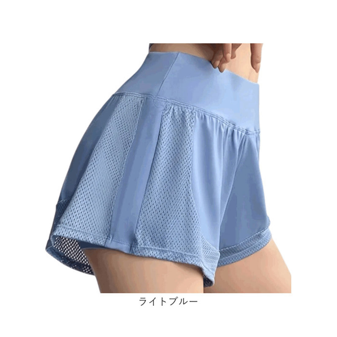 バックヤードファミリー BACKYARD FAMILY ヨガウェア ショートパンツ インナー付 （ブラック） ブラック