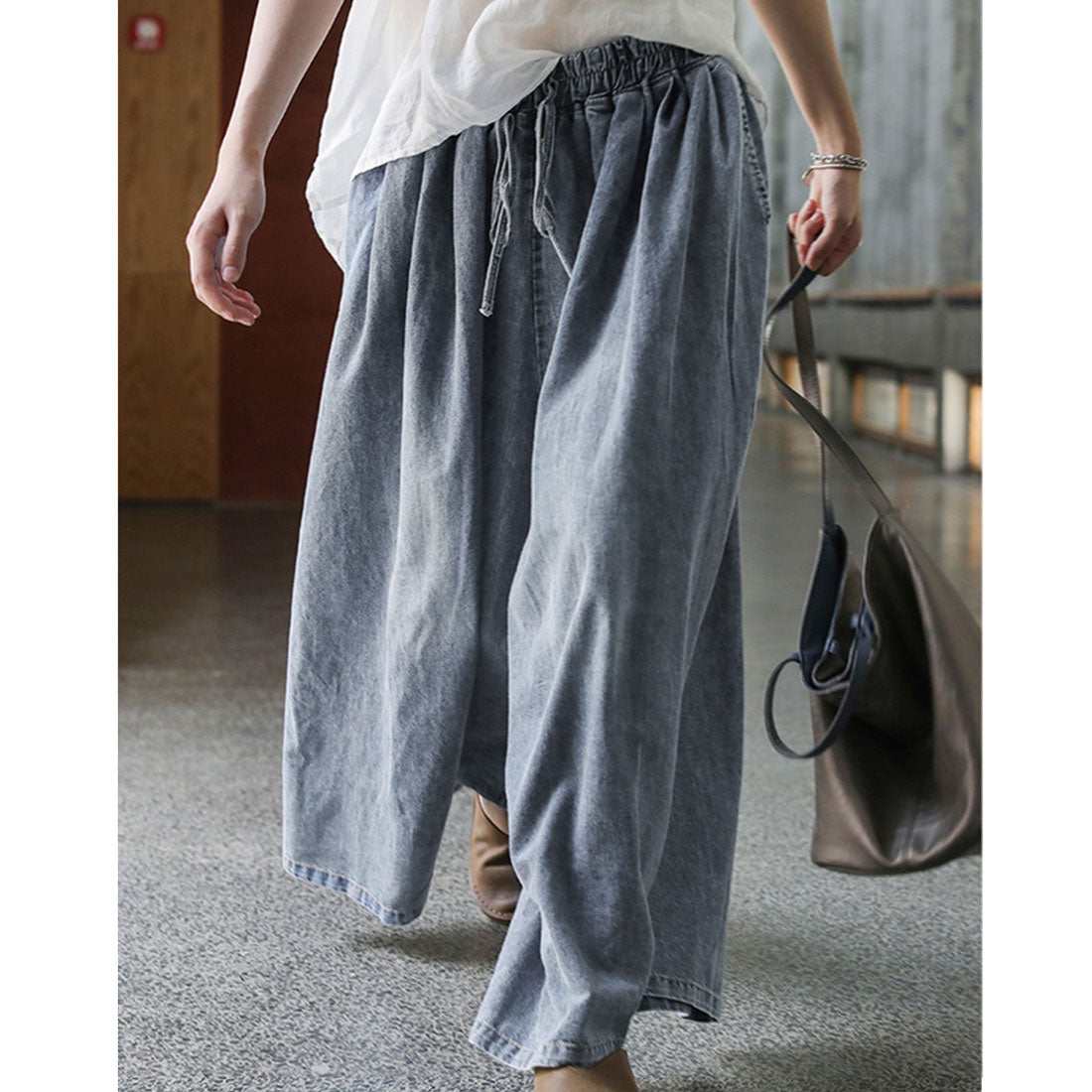 BACKYARD FAMILY Denim Wide Pants wp1615