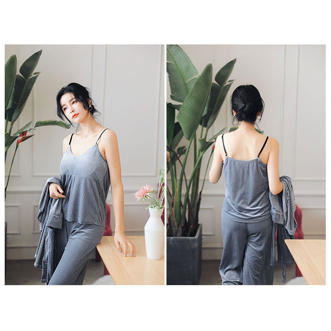 後院家庭後院家庭房間穿長禮服3套SY560