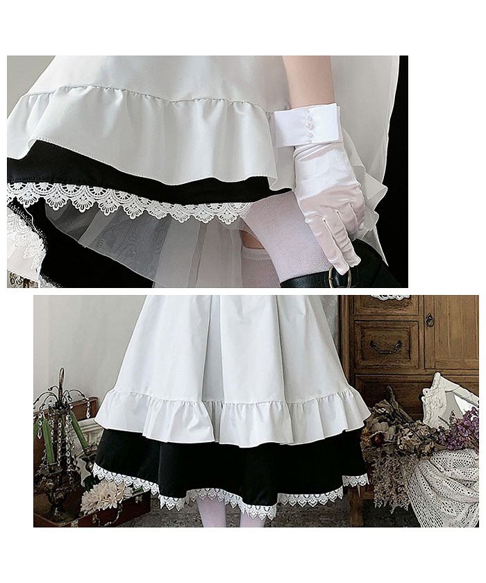 バックヤードファミリー BACKYARD FAMILY メイド服 メイドドレス ロング 英国風 （長袖） 長袖