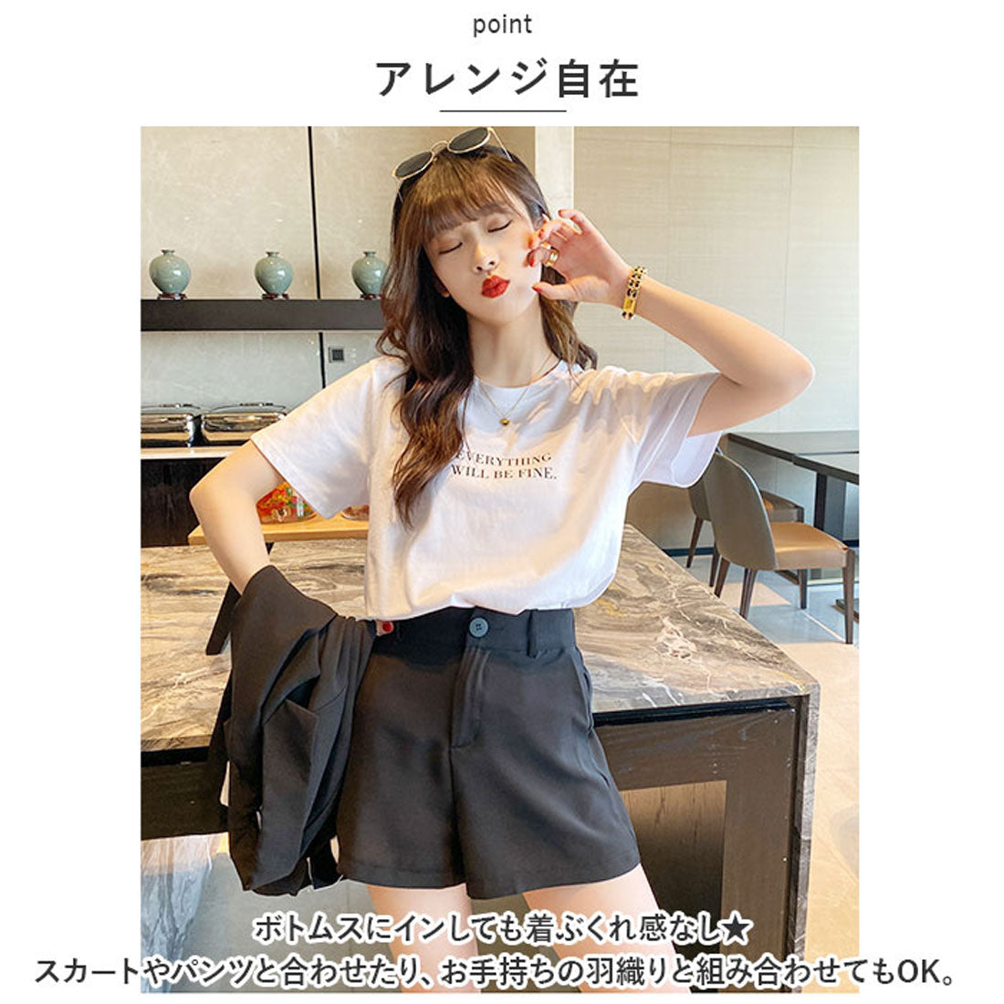 バックヤードファミリー BACKYARD FAMILY Tシャツ レディース 半袖 カットソー （ホワイト） ホワイト