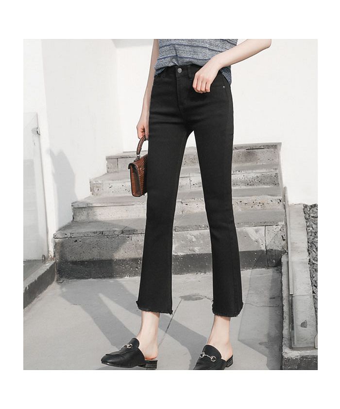 Backyard Family Denim Pants Ladies q8019
