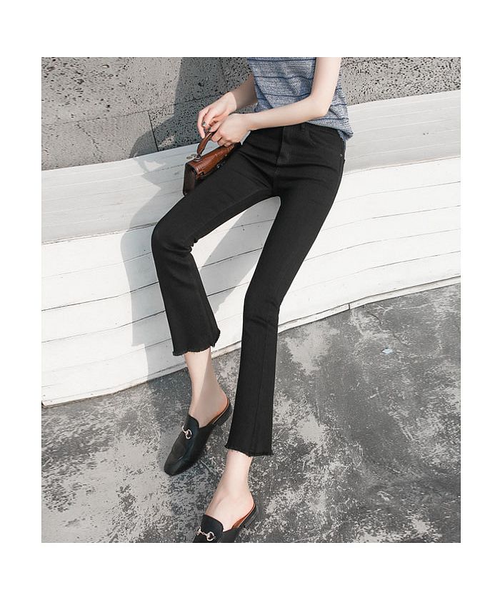Backyard Family Denim Pants Ladies q8019