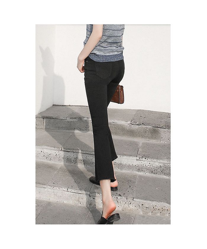 Backyard Family Denim Pants Ladies q8019