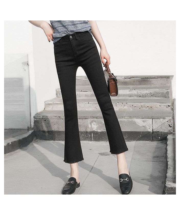 Backyard Family Denim Pants Ladies q8019