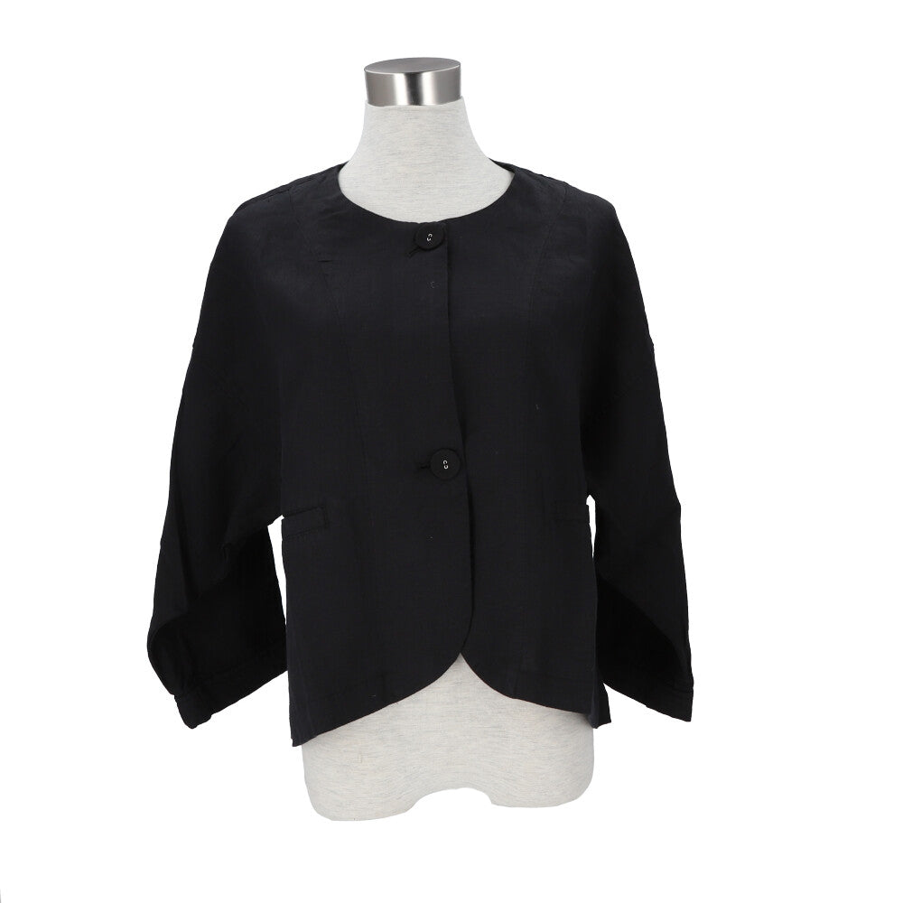 Backyard Family BACKYARD FAMILY dgy Deco Company Linen Ox No-Collar Jacket
