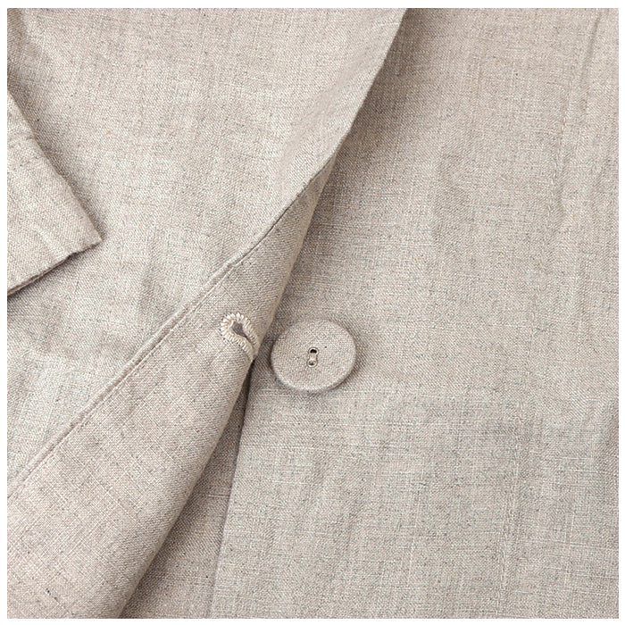 Backyard Family BACKYARD FAMILY dgy Deco Company Linen Ox No-Collar Jacket