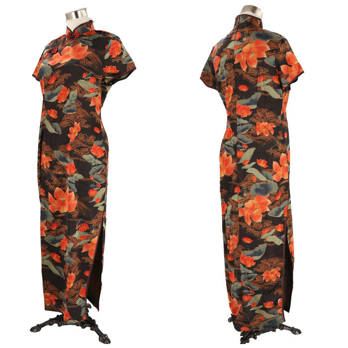 Backyard Family China Dress Short Sleeve j3082cq11