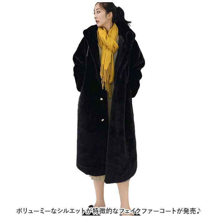 バックヤードファミリー BACKYARD FAMILY ファーコート pmycoat10 （ブラック） ブラック