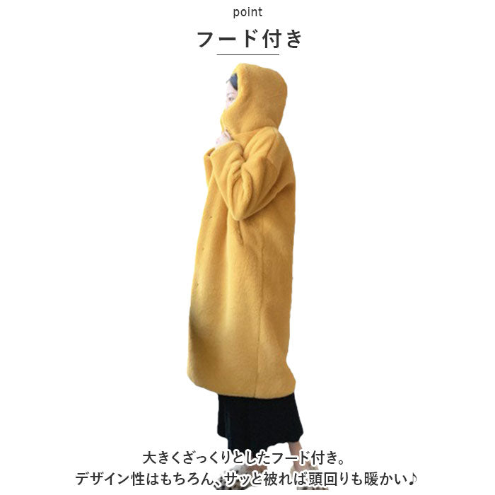 バックヤードファミリー BACKYARD FAMILY ファーコート pmycoat10 （ブラック） ブラック