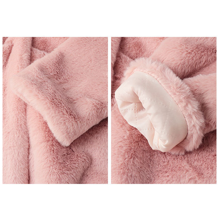 バックヤードファミリー BACKYARD FAMILY ファーコート pmycoat10 （ブラック） ブラック