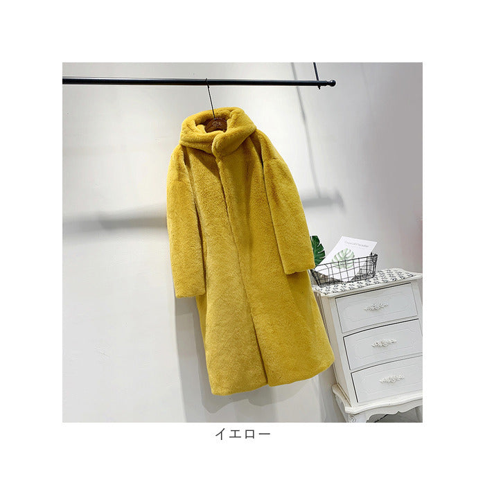 バックヤードファミリー BACKYARD FAMILY ファーコート pmycoat10 （ブラック） ブラック