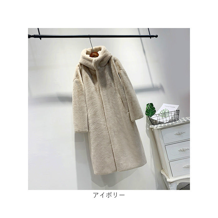 バックヤードファミリー BACKYARD FAMILY ファーコート pmycoat10 （ブラック） ブラック