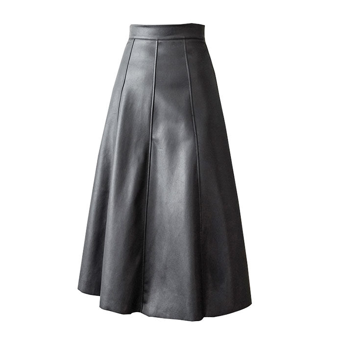 Backyard Family BACKYARD FAMILY Leather Skirt A-Line mmleathers1207h