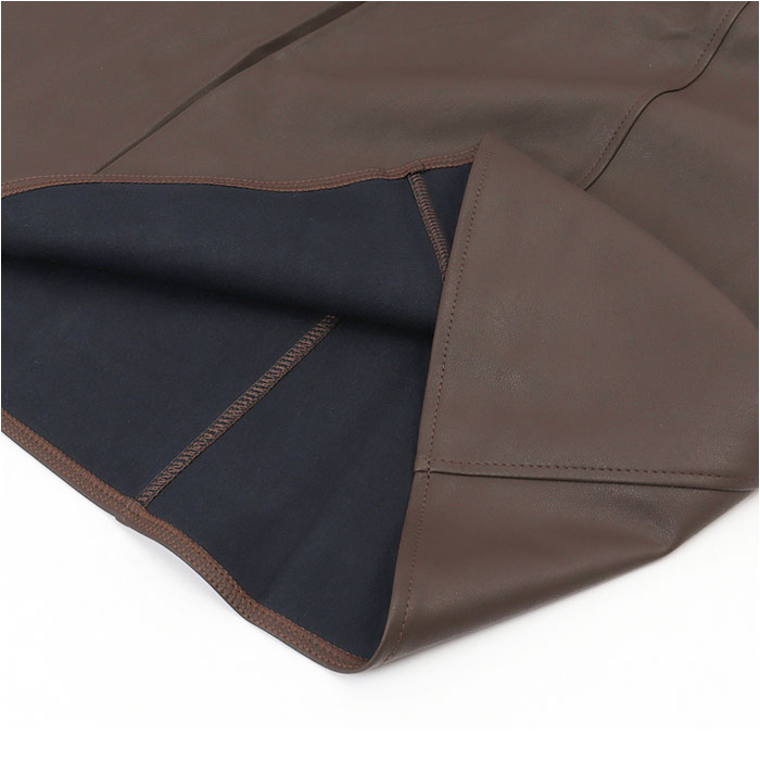 Backyard Family BACKYARD FAMILY Leather Skirt A-Line mmleathers1207h