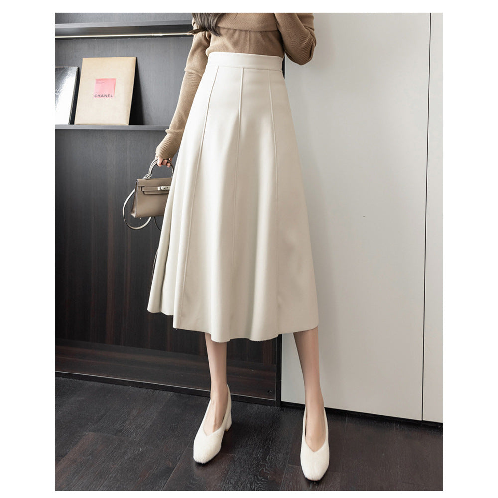 Backyard Family BACKYARD FAMILY Leather Skirt A-Line mmleathers1207h