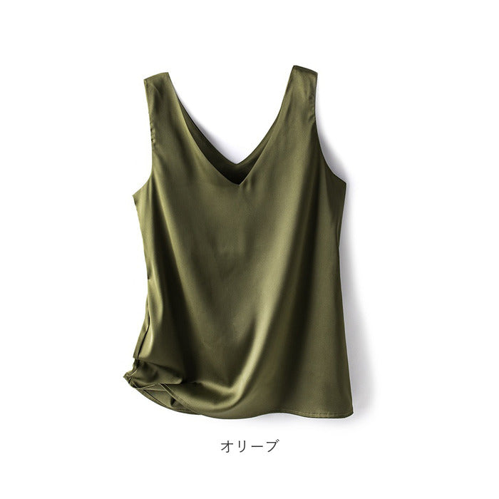 BACKYARD FAMILY Inner Tank Top V-Neck mmt2220c