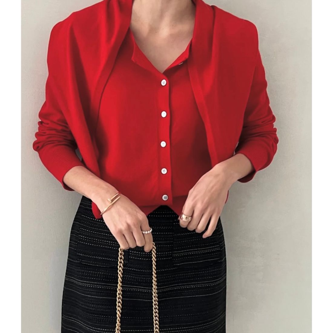 Nau Waleno Color Scarf Cardigan
