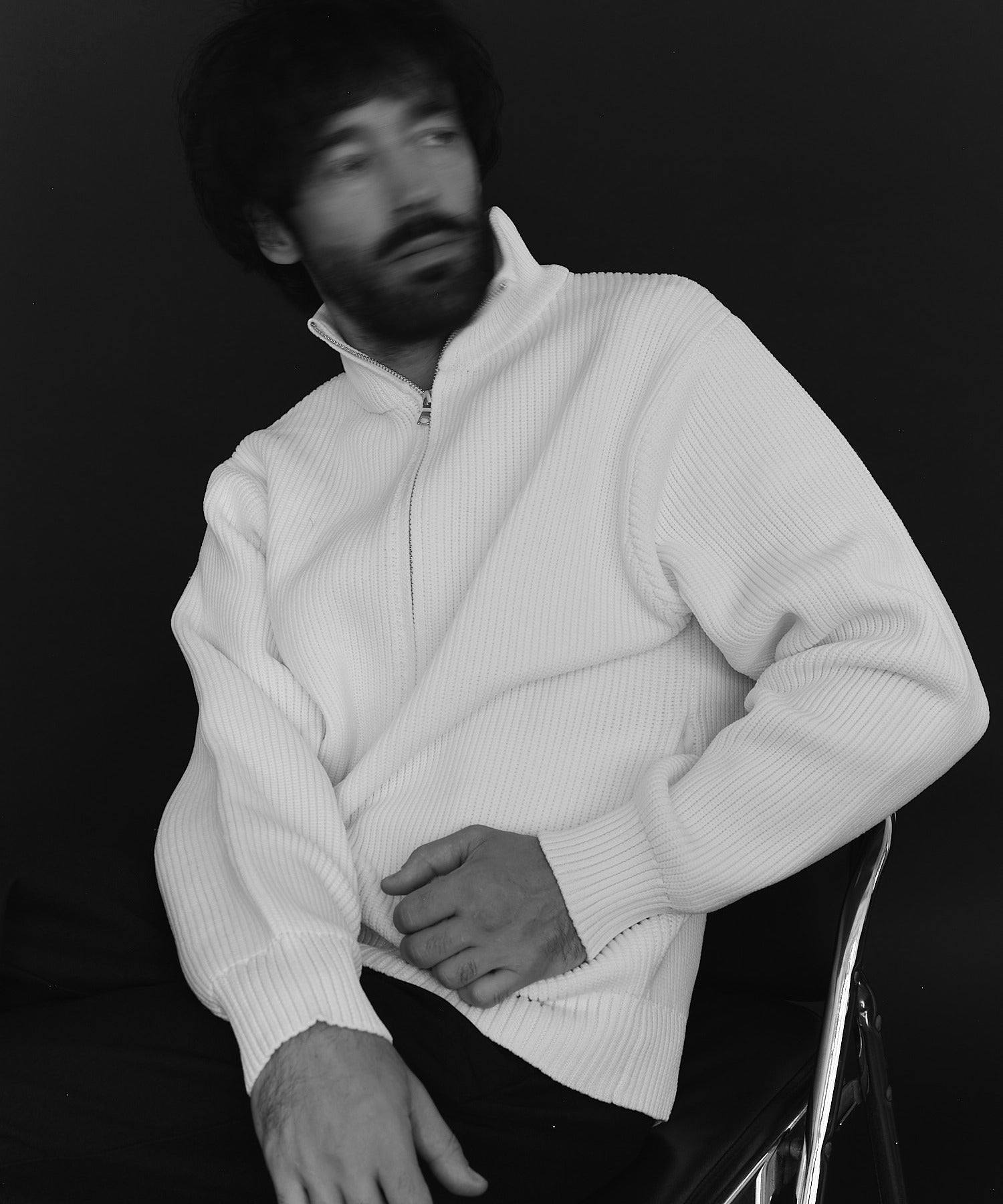 ニュアンス NewAnce Drivers Knit / ドライバーズニット （アイボリー） アイボリー