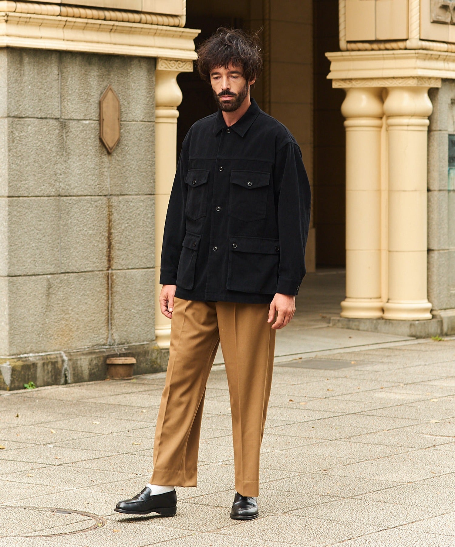 ニュアンス NewAnce High Density Two Pleats Slacks / 高密度ツープリーツスラックスパンツ