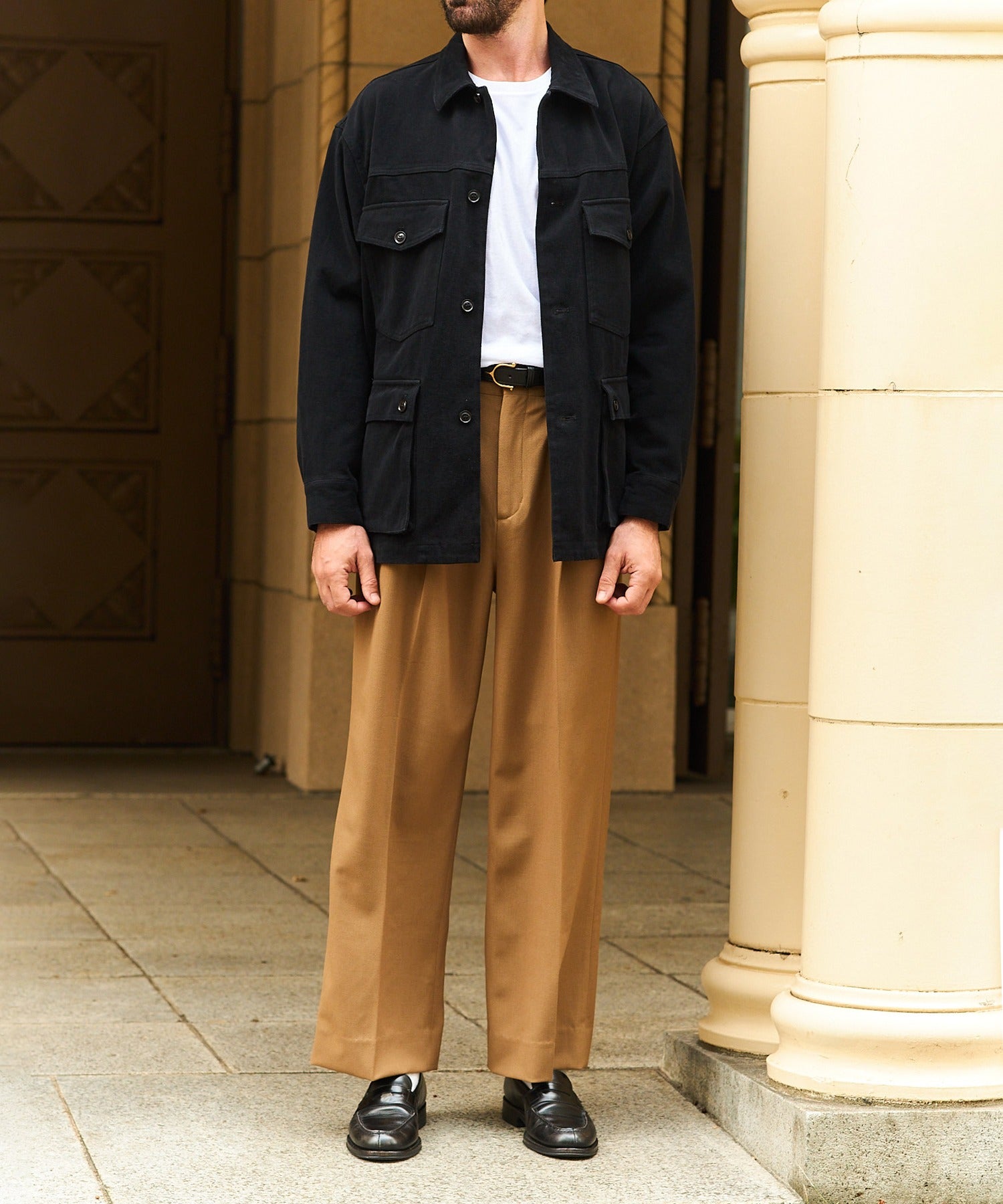 ニュアンス NewAnce High Density Two Pleats Slacks / 高密度ツープリーツスラックスパンツ
