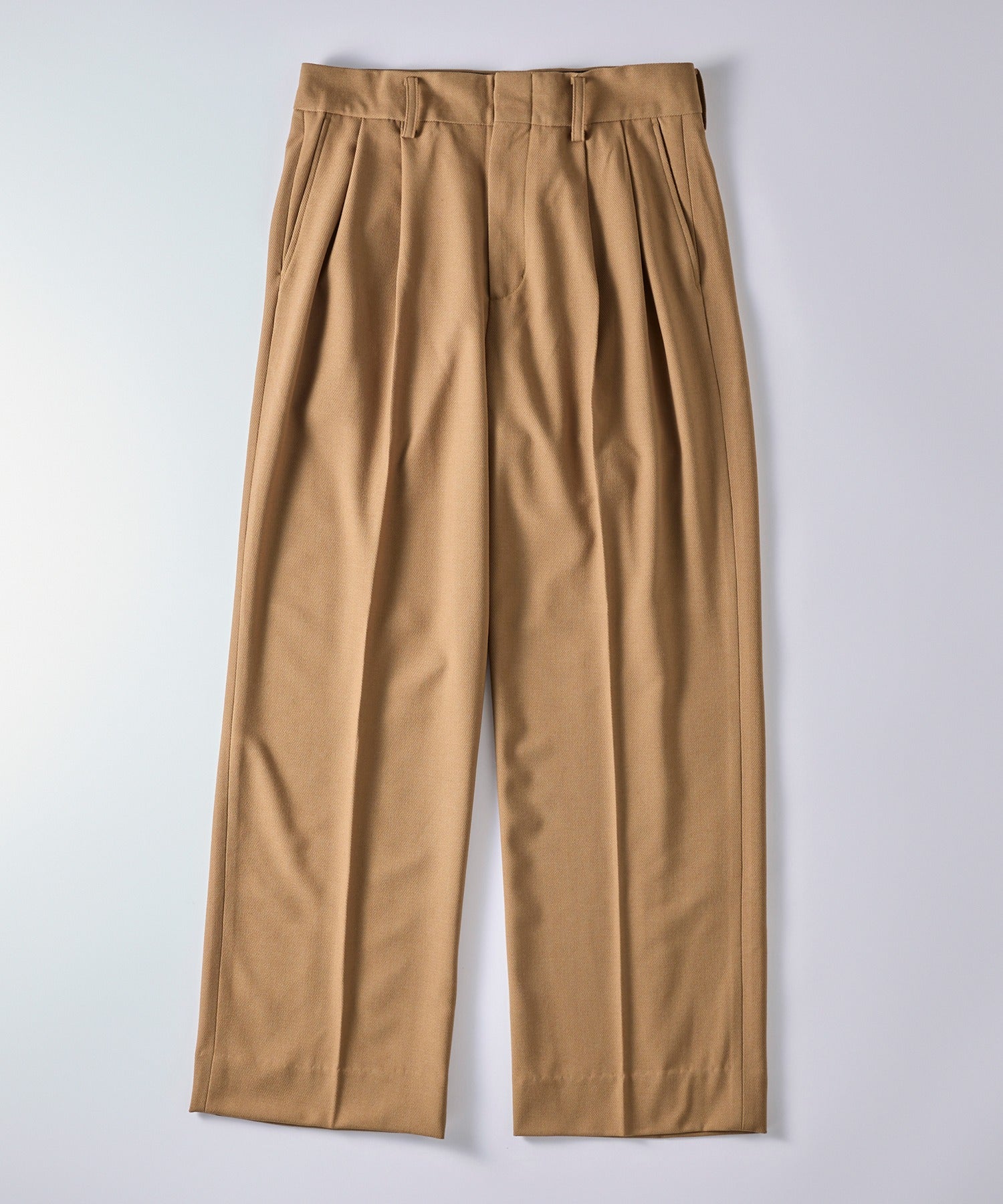 ニュアンス NewAnce High Density Two Pleats Slacks / 高密度ツープリーツスラックスパンツ
