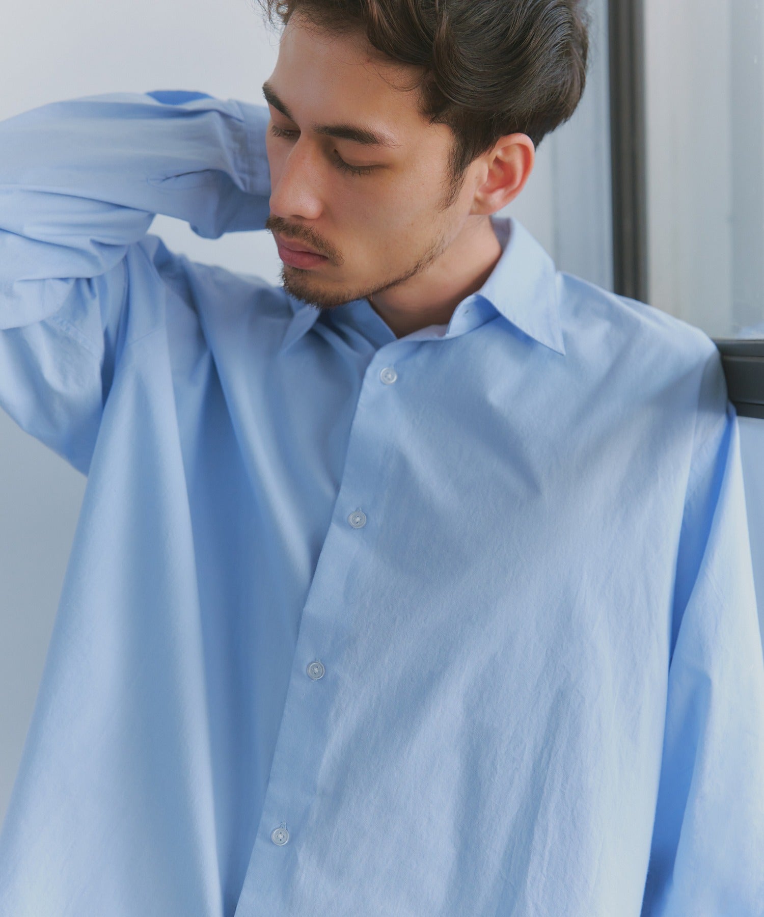 ニュアンス NewAnce New Standard Shirts -Over Fit - （サックスブルー） サックスブルー