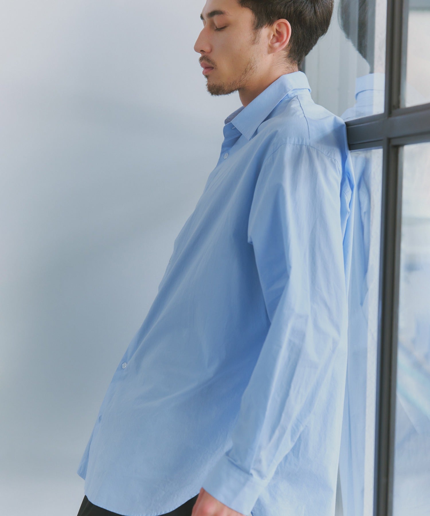 ニュアンス NewAnce New Standard Shirts -Over Fit - （サックスブルー） サックスブルー